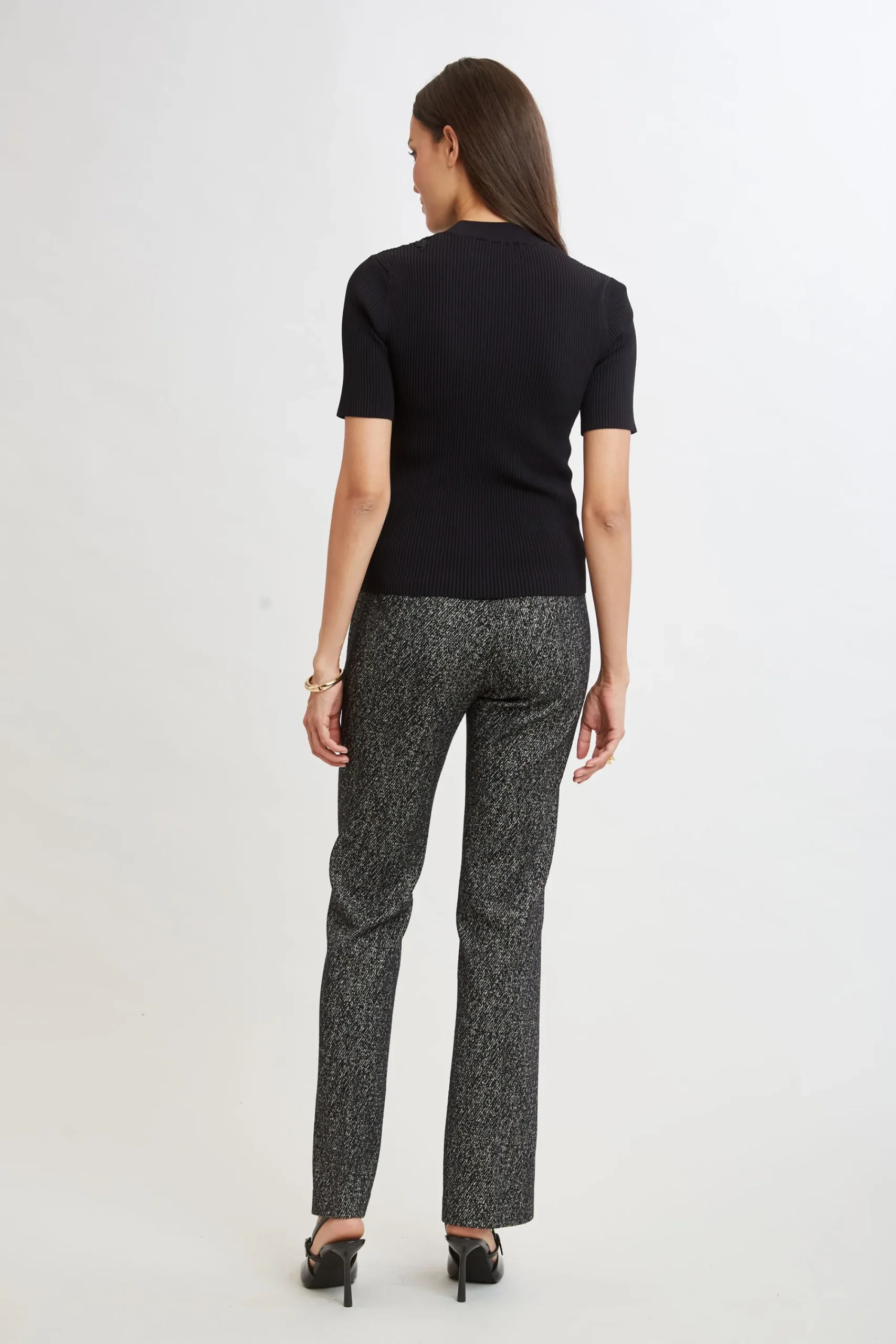 Elie Tahari Tops & Sweaters|Suiting-Beaded Rib Sweater