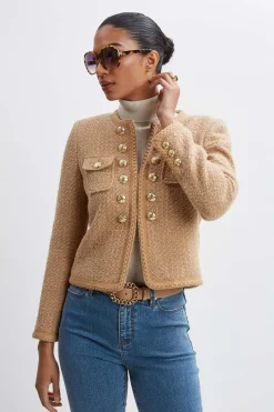 Elie Tahari Jackets & Blazers-Boucle Button Jacket