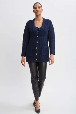 Elie Tahari Tops & Sweaters-Boucle Merino Cardigan