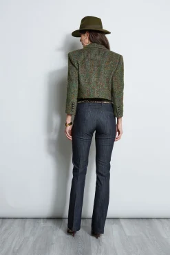 Elie Tahari Jackets & Blazers-Boucle Tweed Cropped Jacket
