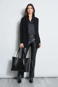 Elie Tahari Tops & Sweaters-Cable Cardigan