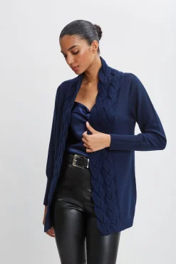 Elie Tahari Tops & Sweaters-Cable Cardigan