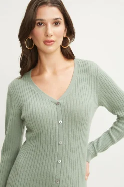 Elie Tahari Dresses & Jumpsuits|Long Sleeve Dresses-Cashmere Fit & Flare Dress