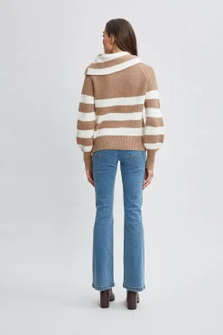 Elie Tahari Tops & Sweaters-Cashmere Stripe Sweater