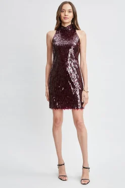 Elie Tahari Dresses & Jumpsuits-Chandelier Sequin Halter Dress