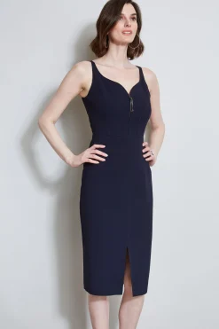 Elie Tahari Dresses & Jumpsuits|Midi Dresses-Contour Zip Dress