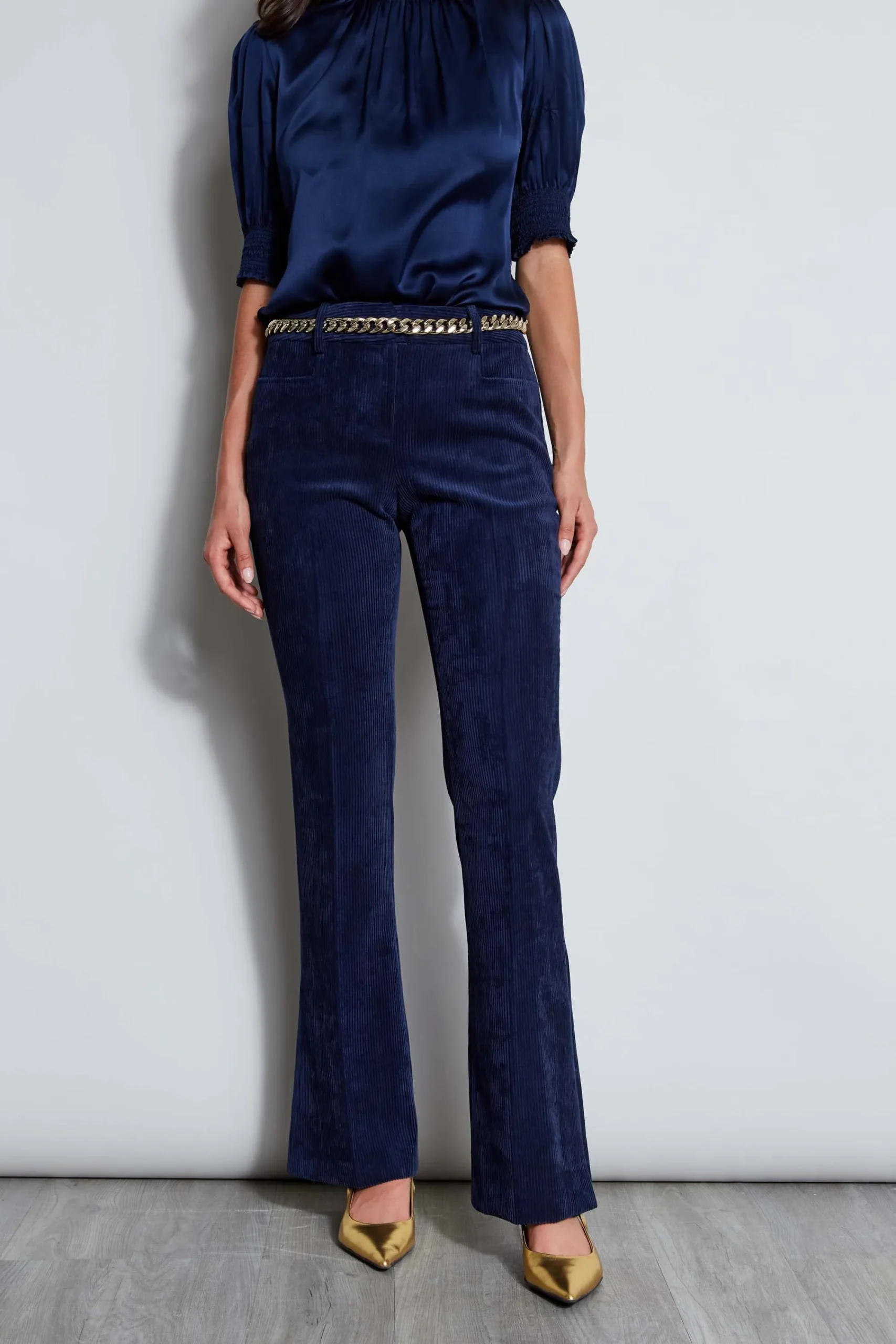 Elie Tahari Bottoms|Suiting-Corduroy Fit & Flare Pant