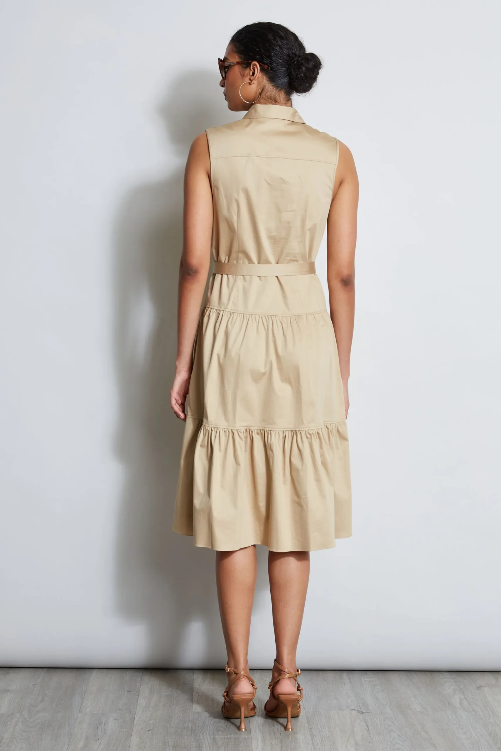 Elie Tahari Dresses & Jumpsuits|Sleeveless Dresses-Cotton Utility Dress