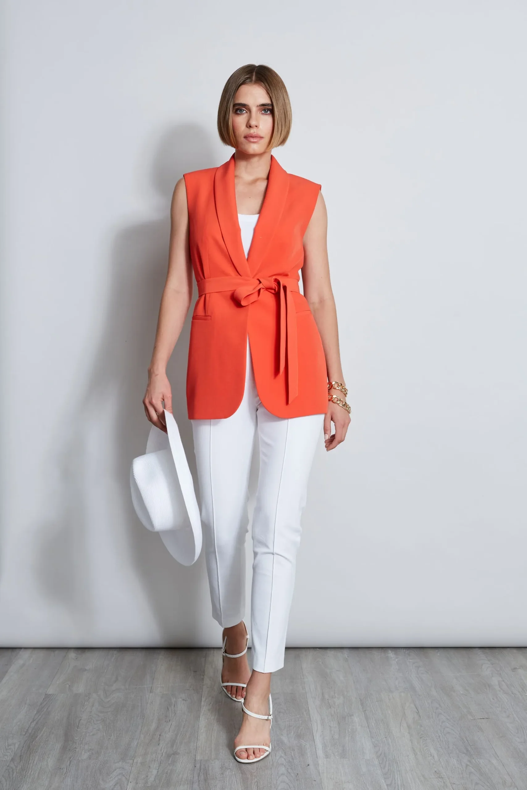 Elie Tahari Jackets & Blazers-Crepe Vest