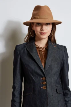 Elie Tahari Jackets & Blazers-Denim 3 Button Blazer