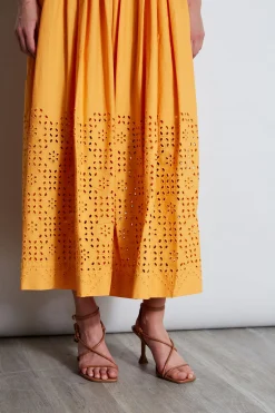 Elie Tahari Dresses & Jumpsuits|Sleeveless Dresses-Embroidered Maxi Dress