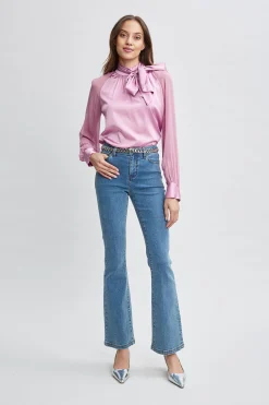 Elie Tahari Bottoms-Fit & Flare Jeans