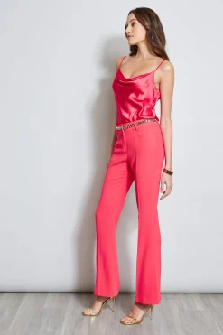 Elie Tahari Bottoms-Fit & Flare Slit Pant