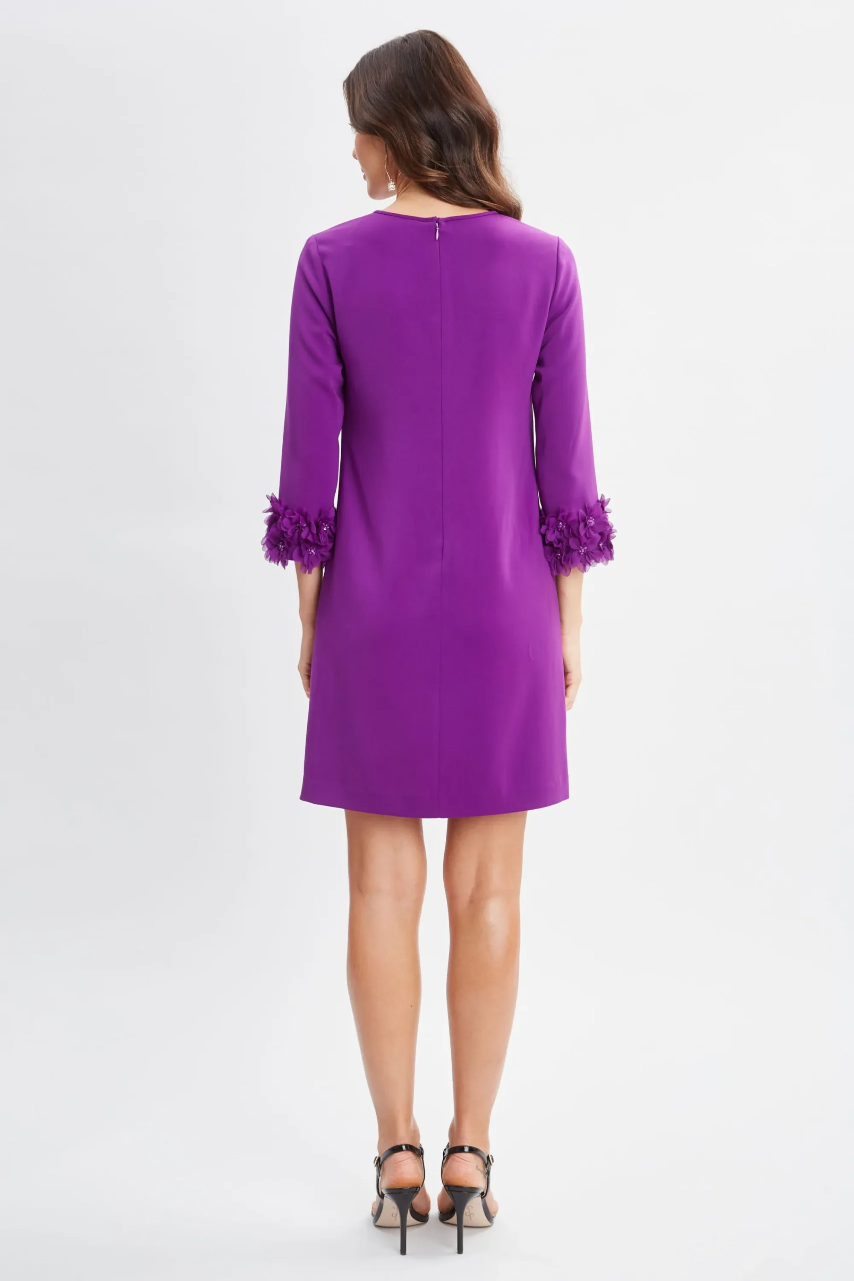 Elie Tahari Dresses & Jumpsuits-Flower Sleeve Shift Dress