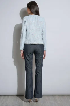 Elie Tahari Jackets & Blazers-Fringe Edge Tweed Jacket