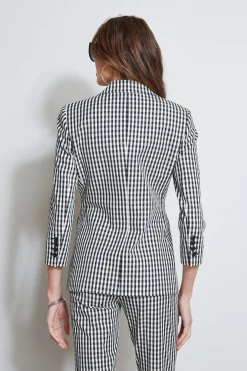 Elie Tahari Jackets & Blazers-Gingham Blazer