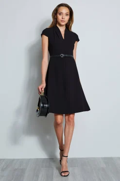Elie Tahari Dresses & Jumpsuits|Short Sleeve Dresses-Judith Belted Dress