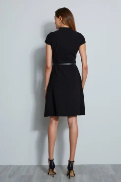 Elie Tahari Dresses & Jumpsuits|Short Sleeve Dresses-Judith Belted Dress