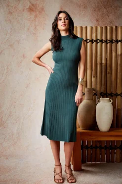 Elie Tahari Dresses & Jumpsuits|Sleeveless Dresses-Knit Midi Dress