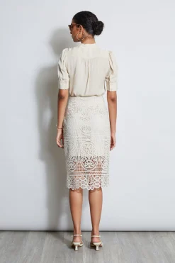 Elie Tahari Bottoms-Lace Skirt