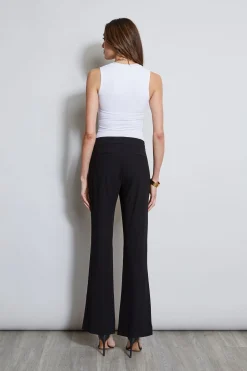 Elie Tahari Bottoms-Lace Trim Fit & Flare Pant