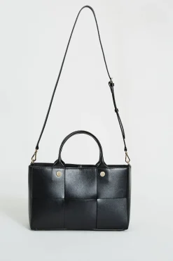 Elie Tahari Suiting|Fragrance-Leather Weave Handbag
