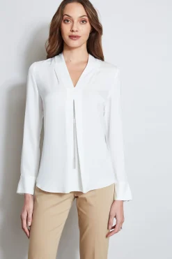 Elie Tahari Tops & Sweaters-Long Sleeve Chain Shirt