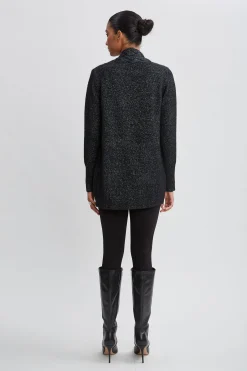 Elie Tahari Tops & Sweaters-Metallic Cable Cardigan