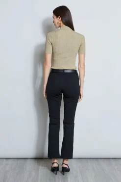 Elie Tahari Tops & Sweaters-Metallic Mock Neck Sweater