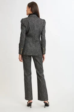 Elie Tahari Suiting|Jackets & Blazers-Metallic Tweed Blazer