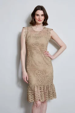 Elie Tahari Dresses & Jumpsuits|Sleeveless Dresses-Mosaic Lace Dress