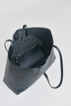 Elie Tahari Fragrance|Gloves-Nappa Leather Lasercut Tote