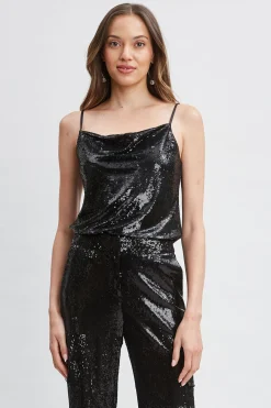 Elie Tahari Tops & Sweaters-Pave Sequin Cami