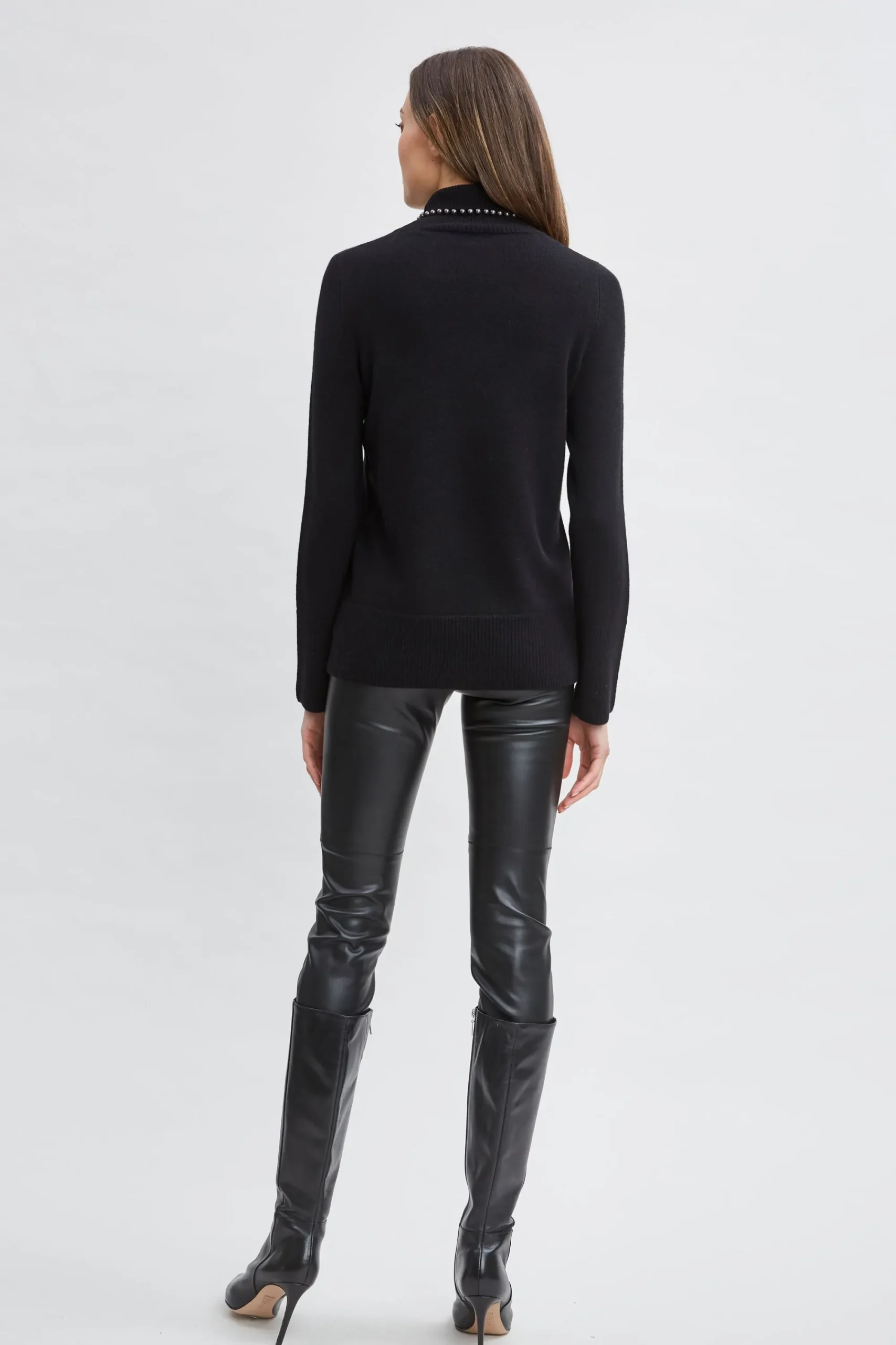 Elie Tahari Tops & Sweaters-Pearl Turtleneck Cashmere Wool Sweater
