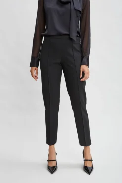 Elie Tahari Bottoms|Suiting-Pintuck Slim Pant