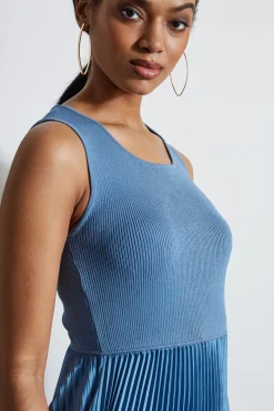 Elie Tahari Dresses & Jumpsuits|Midi Dresses-Pleated Midi Dress