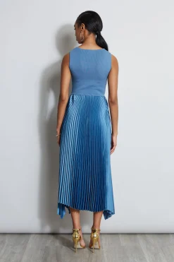 Elie Tahari Dresses & Jumpsuits|Midi Dresses-Pleated Midi Dress