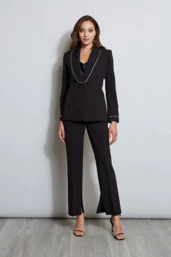 Elie Tahari Jackets & Blazers-Rhinestone Edged Blazer