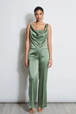 Elie Tahari Tops & Sweaters-Satin Cowl Cami