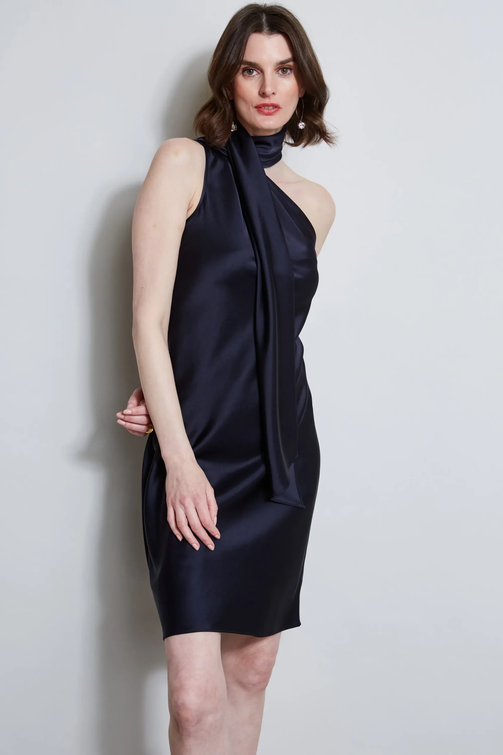 Elie Tahari Dresses & Jumpsuits|Short Dresses-Satin Scarf Dress