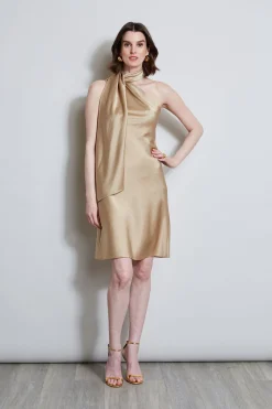 Elie Tahari Dresses & Jumpsuits|Short Dresses-Satin Scarf Dress