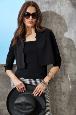 Elie Tahari Tops & Sweaters-Scallop Hem Sweater Tank