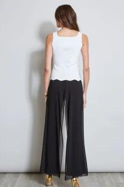 Elie Tahari Tops & Sweaters-Scallop Hem Sweater Tank