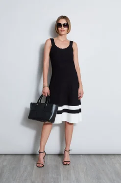 Elie Tahari Dresses & Jumpsuits|Sleeveless Dresses-Scallop Knit Dress