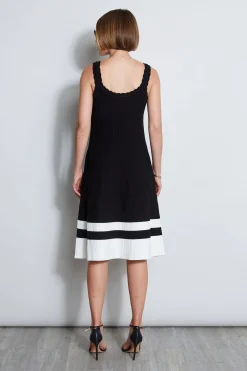 Elie Tahari Dresses & Jumpsuits|Sleeveless Dresses-Scallop Knit Dress