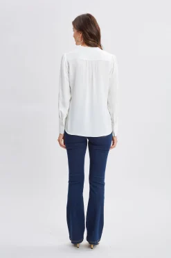 Elie Tahari Tops & Sweaters-Silk Chain Tassel Shirt