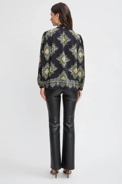 Elie Tahari Tops & Sweaters-Silk Geometric Shirt
