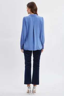 Elie Tahari Tops & Sweaters-Silk Pintuck Shirt