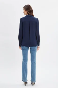 Elie Tahari Tops & Sweaters-Silk Pintuck Shirt
