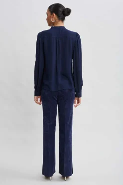 Elie Tahari Tops & Sweaters|Suiting-Silk Ruffle Button Down Shirt